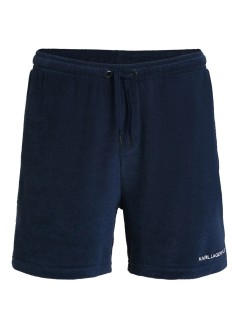 karl lagerfeld cargo manelongated logo towel short - a3m46006 1wn