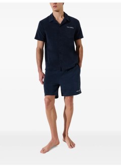 karl lagerfeld camiseria hombre elongated logo towel shirt - a3m46005 1wn
