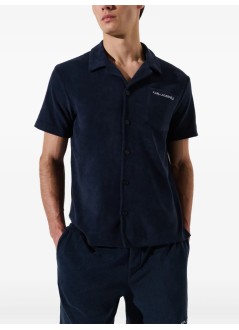 karl lagerfeld camiseria hombre elongated logo towel shirt - a3m46005 1wn