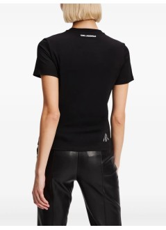 karl lagerfeld top womankarl series t shirt - a3w17099 999