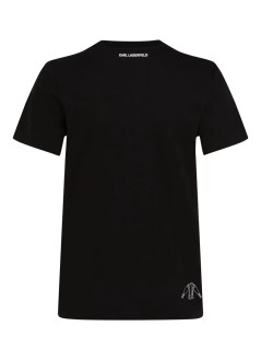 karl lagerfeld top womankarl series t shirt - a3w17099 999