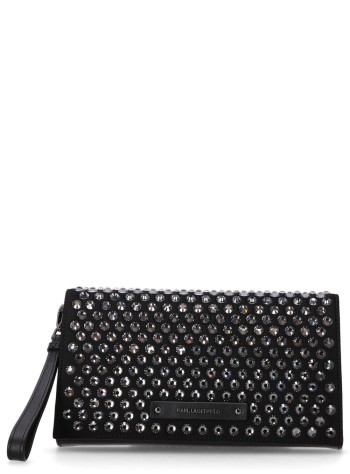 karl lagerfeld clutch mujer k soiree clutch rhinestones - a3w30308 1rc