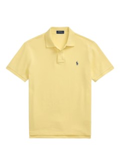 polo ralph lauren polo hombre sskccmslm1-short sleeve-knit - 710680784442 wicket yellow c7952