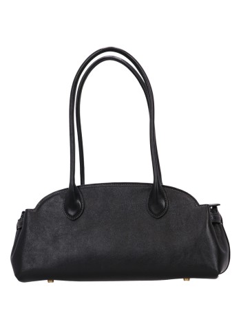 coach handbag mujer glazed leather empire carryall 34 - ccm57 b4 bk 2