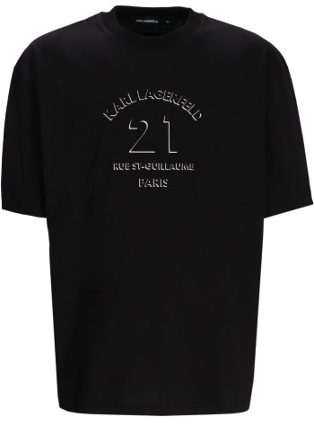karl lagerfeld t-shirt mant-shirt crewneck - 755160553240 990