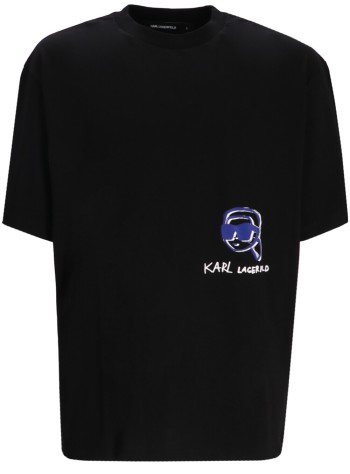 karl lagerfeld camiseta hombre t-shirt crewneck - 755144553225 990