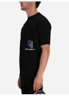 karl lagerfeld camiseta hombre t-shirt crewneck - 755144553225 990
