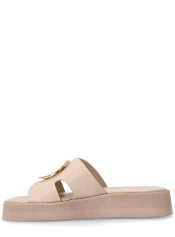 kotris sandals sandalia mujer platform faistos - 18630d cream 2