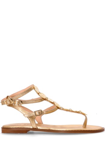 kotris sandals sandal womanflat sandal - k750 gold