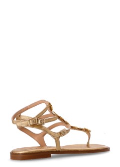 kotris sandals sandalia mujer flat sandal - k750 gold