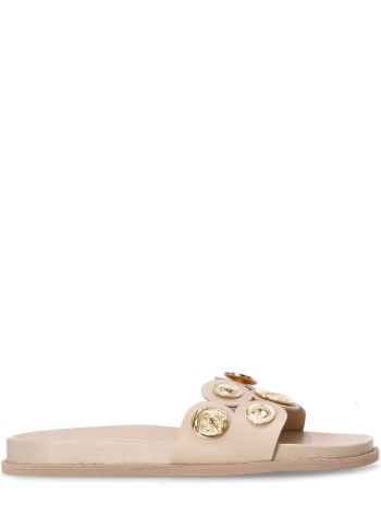 kotris sandals sandal womanaphrodite coins sandal - 14856 cream