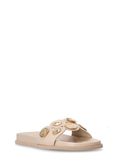 kotris sandals sandalia mujer aphrodite coins sandal - 14856 cream