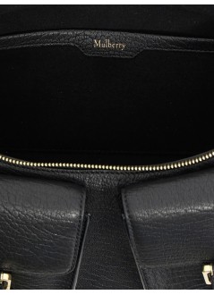 mulberry handbag woman maggie shoulder natural grain - hh9725674 a100