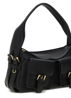 mulberry handbag woman maggie shoulder natural grain - hh9725674 a100