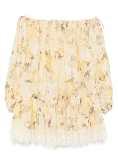 zimmermann dress womancascadian tiered mini dress - 3214dss255 ylwbotflo