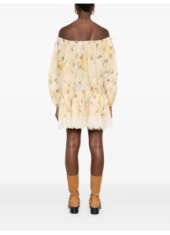 zimmermann dress womancascadian tiered mini dress - 3214dss255 ylwbotflo