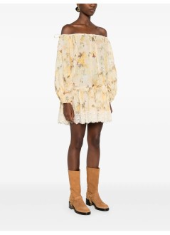 zimmermann dress womancascadian tiered mini dress - 3214dss255 ylwbotflo