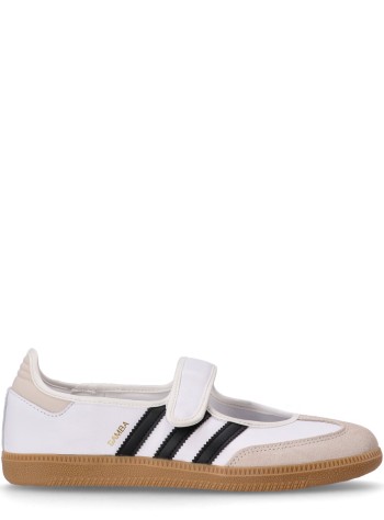adidas originals sneaker mujer samba jane w - jr1402 ftwwht alumin cblack