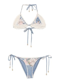 zimmermann bikini 2 pieces womancascadian crochet tri bikini - 4141wss255 teblbofl