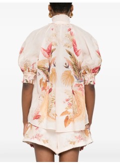 zimmermann blusa mujer ascension billow blouse - 4556tss253 crmplmflo