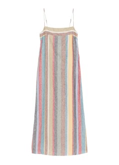 staud vestido mujer laura linen dress - r25p2297pl mkst