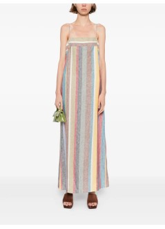staud vestido mujer laura linen dress - r25p2297pl mkst