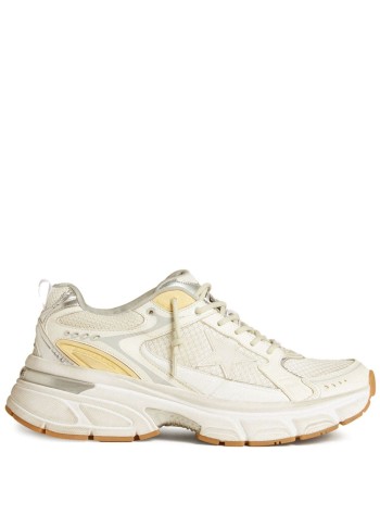 golden goose sneaker womanlightstar leather net and suede upper tpu star net heel and - gwf00724f006476 10272
