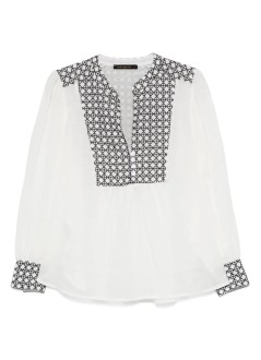 greek archaic kori blusa mujer blouse cross l s buttons - s25k440645 21001