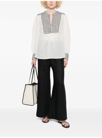 greek archaic kori blusa mujer blouse cross l s buttons - s25k440645 21001 2