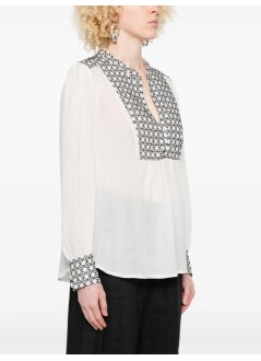 greek archaic kori blusa mujer blouse cross l s buttons - s25k440645 21001