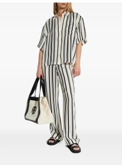 anine bing camiseria mujer coco shirt - a0711268mtl95 print