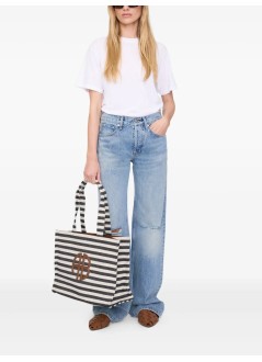 anine bing handbag mujer lara tote - a1311091mtl1 multi