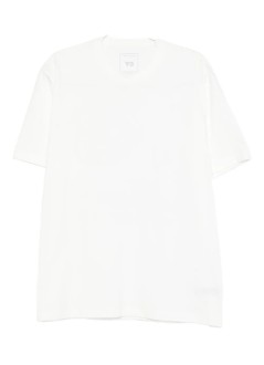 y3 t-shirt many-3 short sleeve tee - kb2607 core white