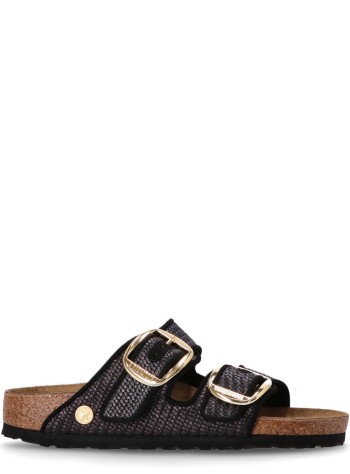 birkenstock sandalia mujer arizona big buckle tex - 1029028 black
