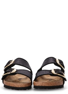 birkenstock sandal womanarizona big buckle tex - 1029028 black