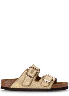 birkenstock sandalia mujer arizona big buckle tex - 1029042 natural