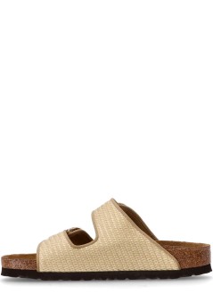 birkenstock sandalia mujer arizona big buckle tex - 1029042 natural