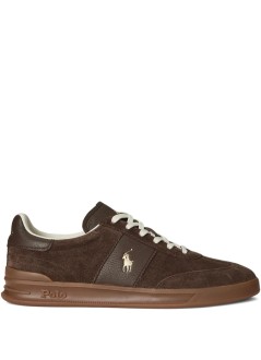 polo ralph lauren sneaker manhrt aera pp-sneakers-low top lace - 809973707001 chocolate brown