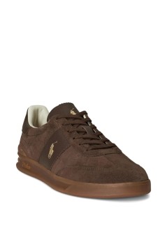 polo ralph lauren sneaker manhrt aera pp-sneakers-low top lace - 809973707001 chocolate brown