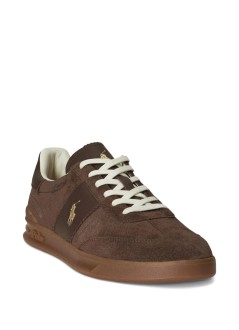 polo ralph lauren sneaker manhrt aera pp-sneakers-low top lace - 809973707001 chocolate brown