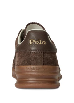 polo ralph lauren sneaker manhrt aera pp-sneakers-low top lace - 809973707001 chocolate brown