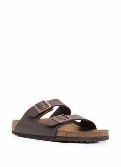 birkenstock flat shoe manarizona bf dark brown - 51703 dark brown