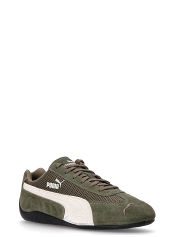 puma sneaker manspeedcat mesh - 40437002 loden green warm white