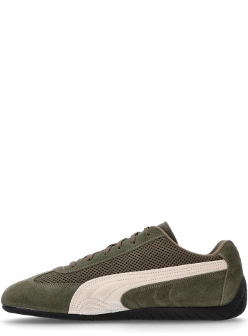 puma sneaker manspeedcat mesh - 40437002 loden green warm white 2