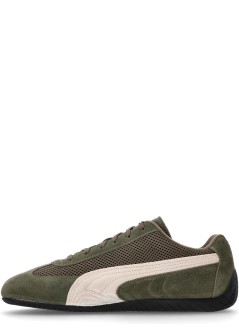 puma sneaker manspeedcat mesh - 40437002 loden green warm white