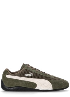puma sneaker manspeedcat mesh - 40437002 loden green warm white