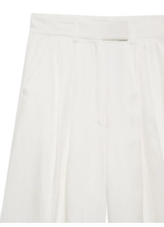 anine bing pant  womanlou trouser - a0310619ivy26 ivory