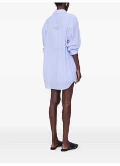 anine bing camiseria mujer plaza shirt - a0711015mtl56 multi