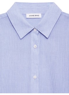 anine bing camiseria mujer plaza shirt - a0711015mtl56 multi