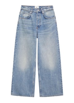anine bing pantalon jeans mujer heath jean - a0611429whd42 washed blue